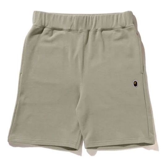 A Bathing Ape Head One Point Sweat Shorts 'Beige' 1J30-153-023-BGE