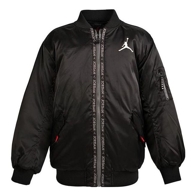 (GS) Air Jordan Boxy Fit Puffer Jacket 'Black' FB1680-010