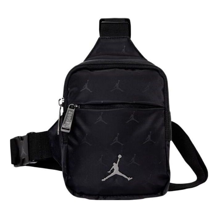 (GS) Air Jordan Jacquard Monogram Jumpman Hip Bag 'Black' JD2323005TD-001