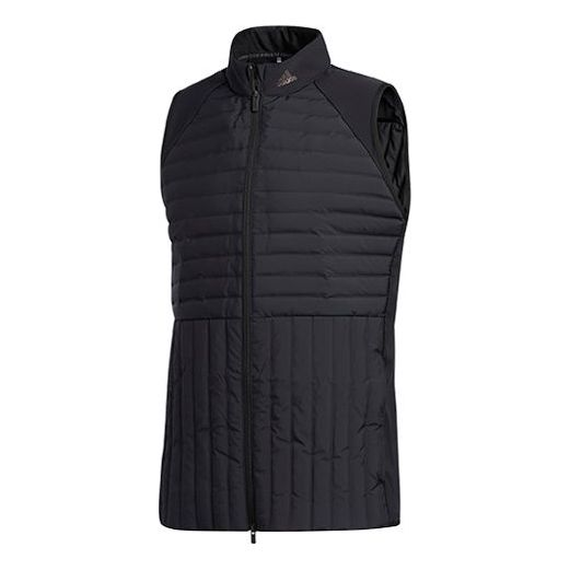 adidas Frstgrd Vest Golf Sports Training Stand Collar Down Vest Black FQ8461