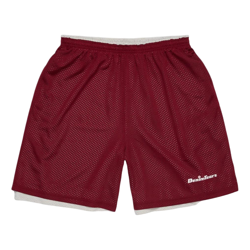Denim Tears DT Sport Double Layer Mesh Short 'Red' SS26BRA15193017