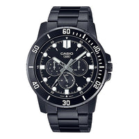 Casio Dress Classic Minimalistic Analog Watch 'Black White' MTP-VD300B-1E