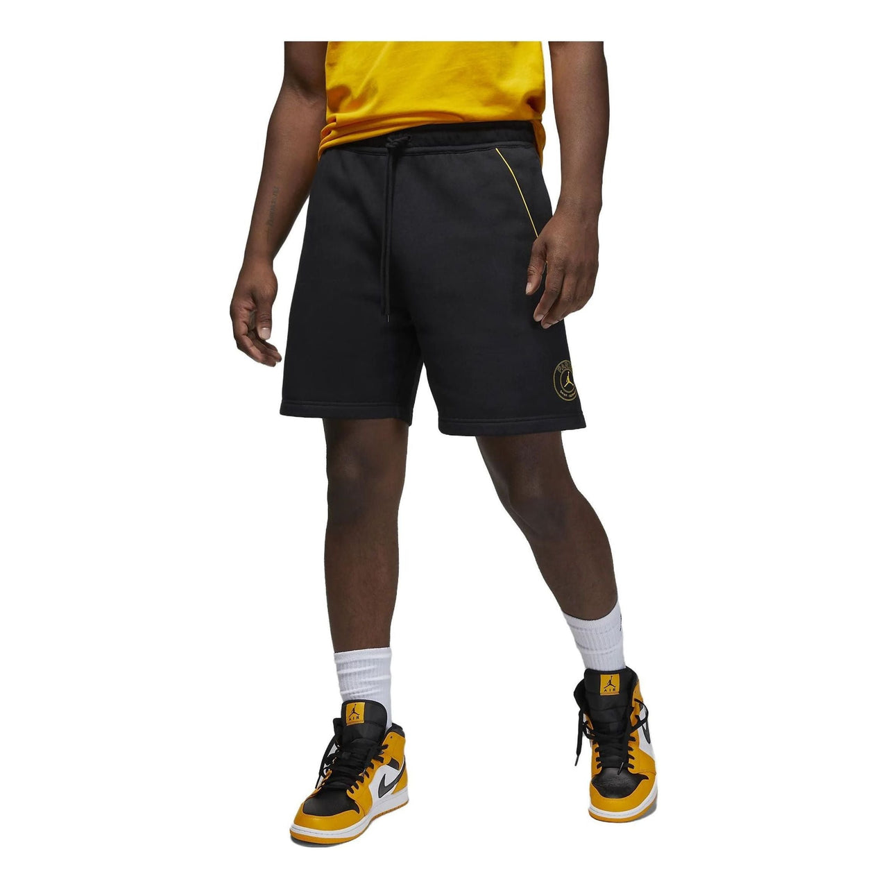 Air Jordan Paris-Saint Germain Fleece Shorts 'Black' DV0619-010