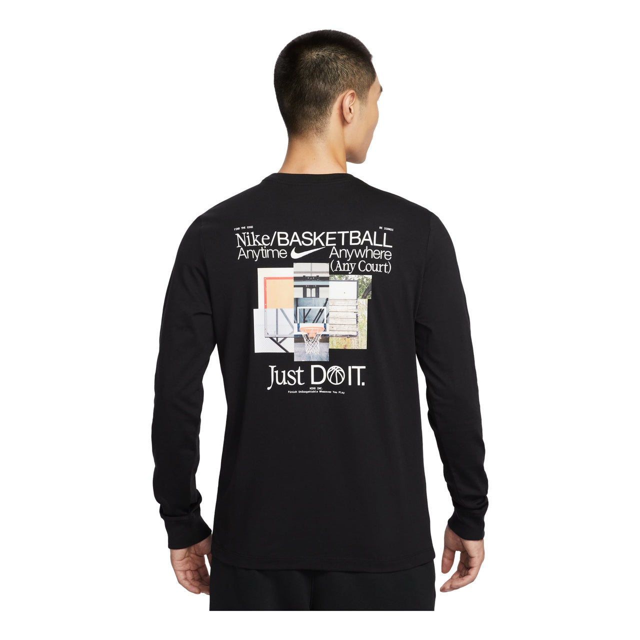 Nike Basketball Long-Sleeve Shirt 'Just Do It Anytime' HV1771-010