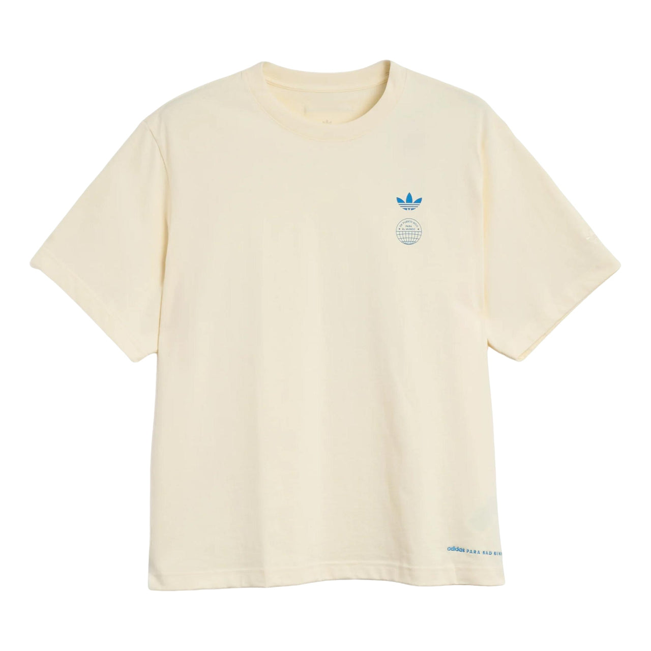 adidas x Bad Bunny DtMF Tour Merch Madrid T-Shirt 'Beige' KW8069