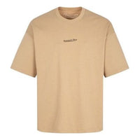 Mitchell & Ness Logo Word T-shirt 'Khaki' MNJYSST23015-KHAKI