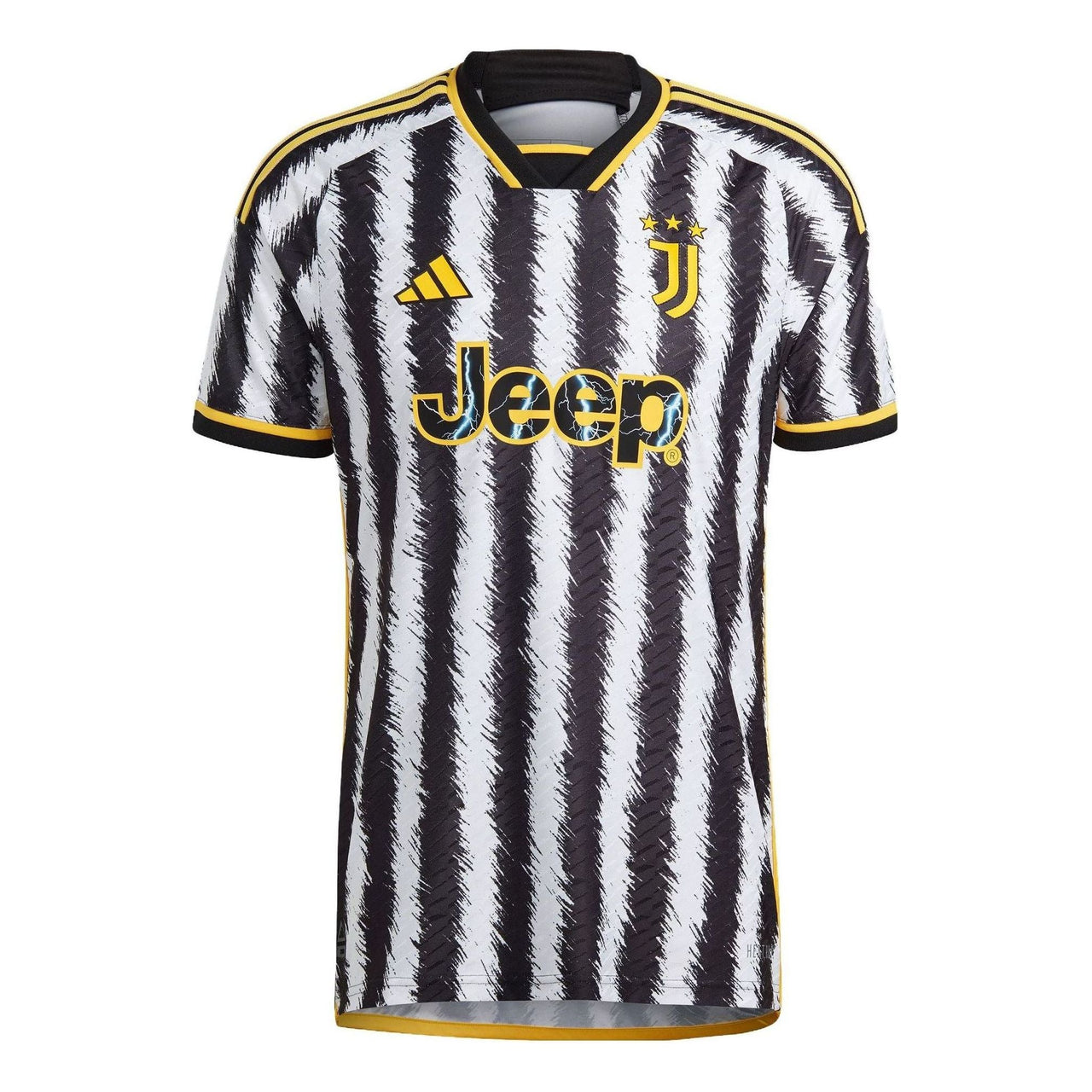 adidas Juventus 23/24 Home Authentic Jersey 'Black White' HR8248