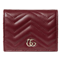(WMNS) Gucci GG Marmont Quilted Leather Wallet 'Red Leather' 466492-DTDHV-6207