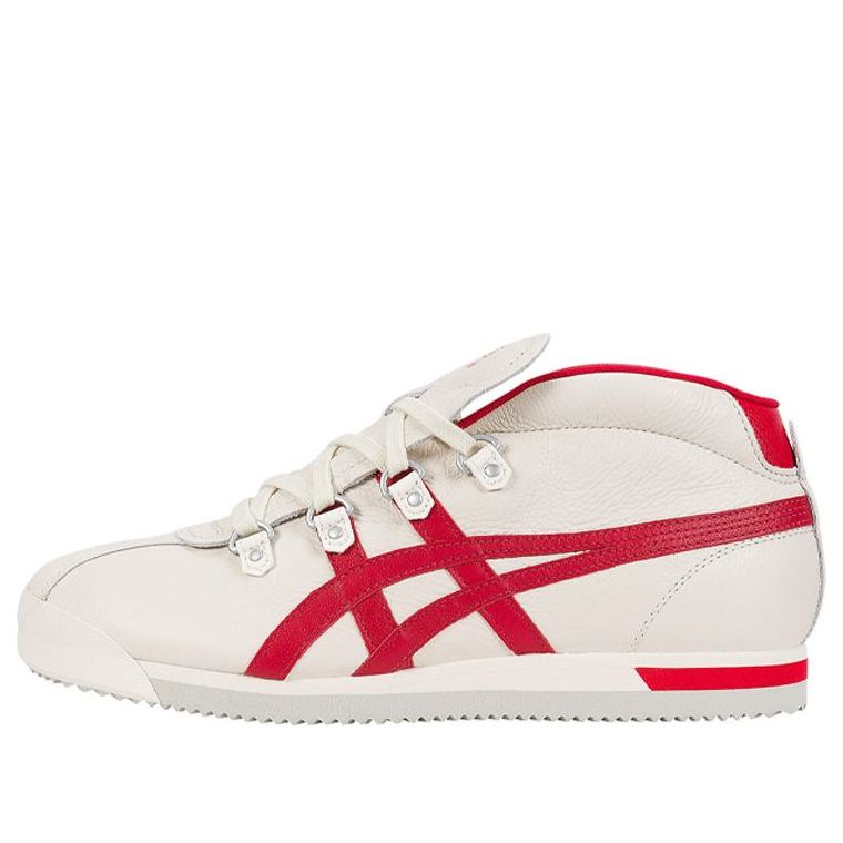 Onitsuka Tiger Schanze 72 Shock Absorption Non-Slip Shoes/Sneakers White Red D7S0L-0023