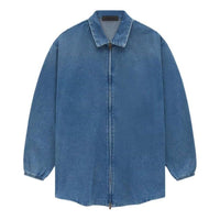 Fear of God Essentials SS24 Denim Overshirt 'Medium Wash' 202SU244590F