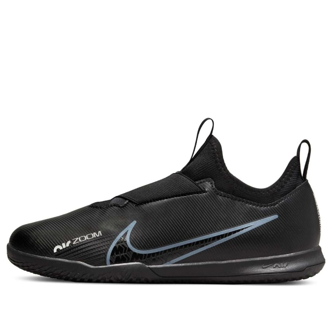 (GS) Nike Zoom Mercurial Vapor 15 Academy IC 'Black Dark Smoke Grey' DJ5619-001