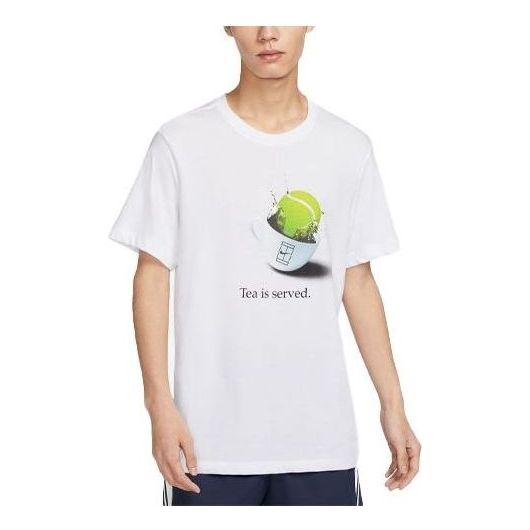 Nike Court Dri-FIT Slam T-Shirt Asia Sizing 'White' FD0031-100