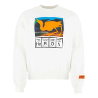 HERON PRESTON Periodic Table Print Sweatshirt 'White' HMBA016S21JER0010120