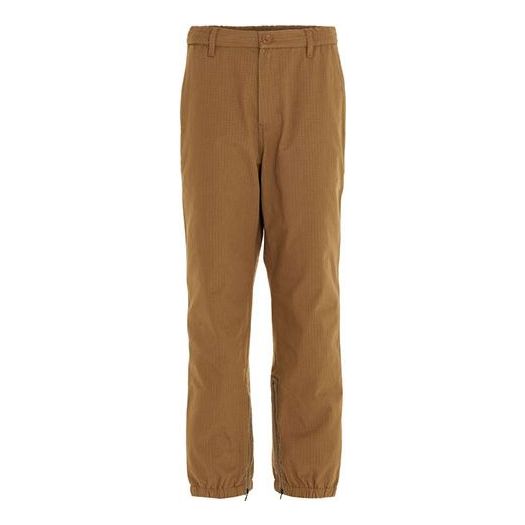 Gucci SS21 Side Stripe Pants Zipper Athleisure Casual Sports Pants Khaki 615775-XDBBH-2109