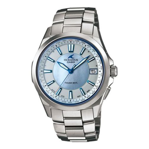 CASIO Stainless Steel Strap Blue Analog OCW-S100P-2A2021