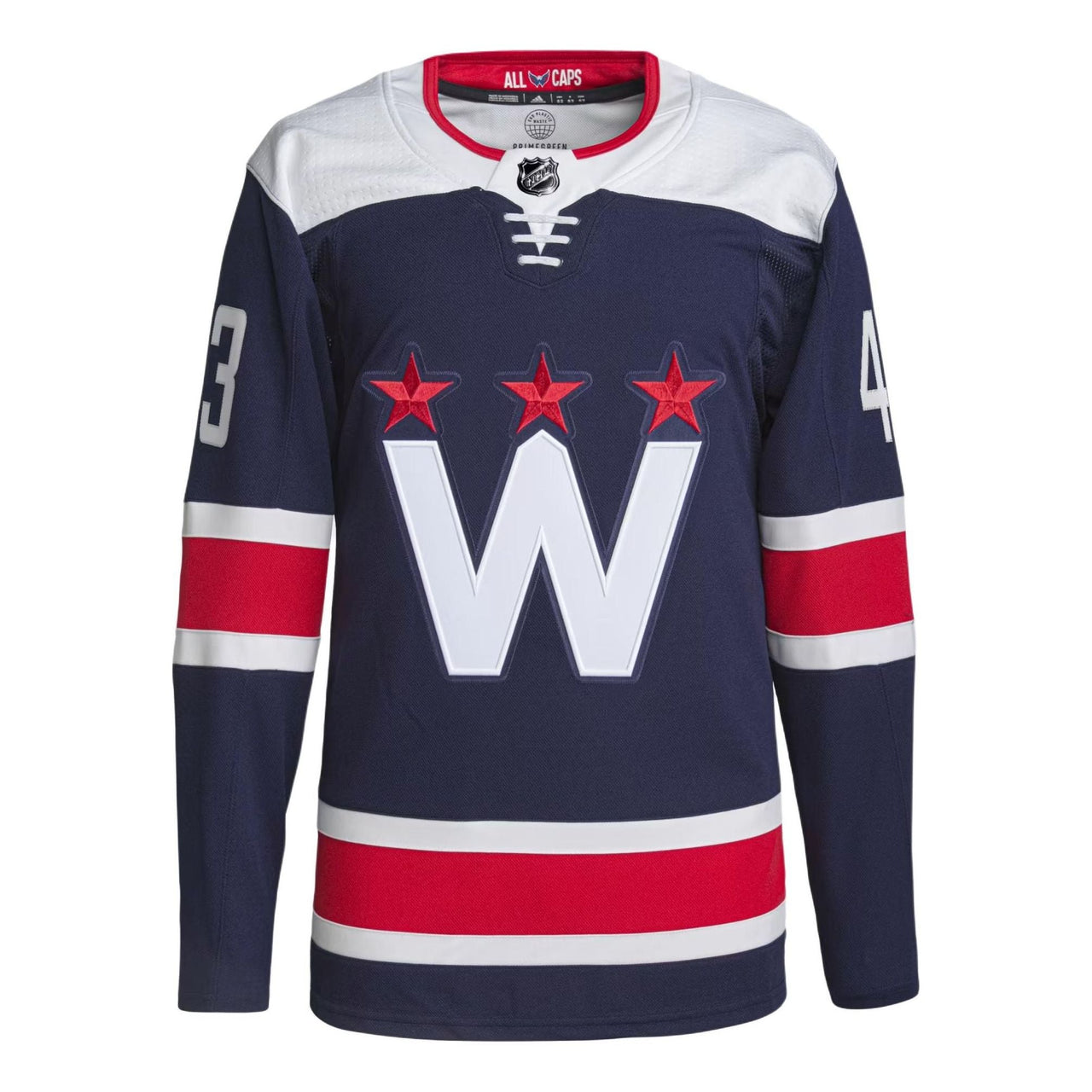 adidas Capitals Wilson Third Authentic Jersey Asia Sizing 'Navy White Red' HG7191