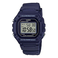CASIO Waterproof Sports Unisex Mens Blue Digital W-218H-2A
