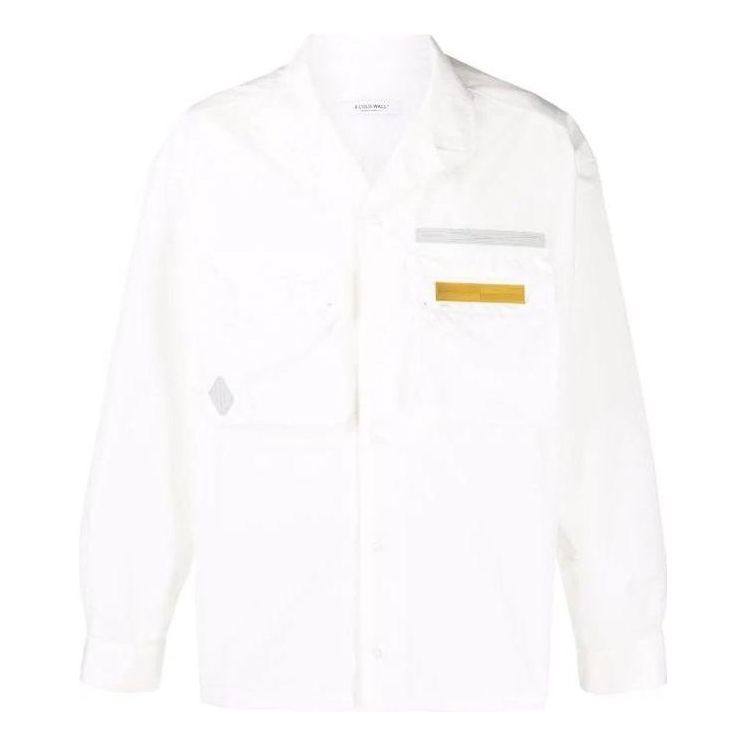 A-COLD-WALL* Logo Detailed Buttoned Shirt 'White' ACWMSH048-WHITE