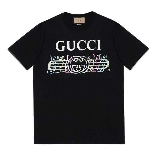 Gucci SS23 Cotton jersey T-shirt 'Black' 548334-XJE8U-1082