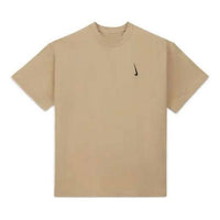 Nike x Billie Eilish Crossover Solid Color Loose Cozy Short Sleeve US Edition Unisex Brown DQ7755-202