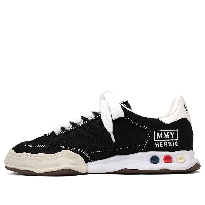 Maison MIHARA YASUHIRO HERBIE OG Sole Canvas Low-top Sneaker 'Black' A09FW704-BLK
