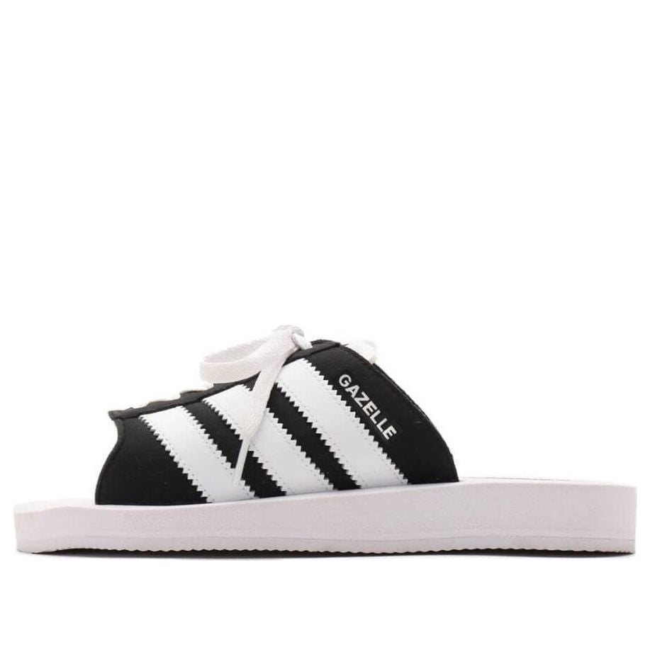 (WMNS) adidas GAZELLE BEACH Slides 'White Black' JQ7421