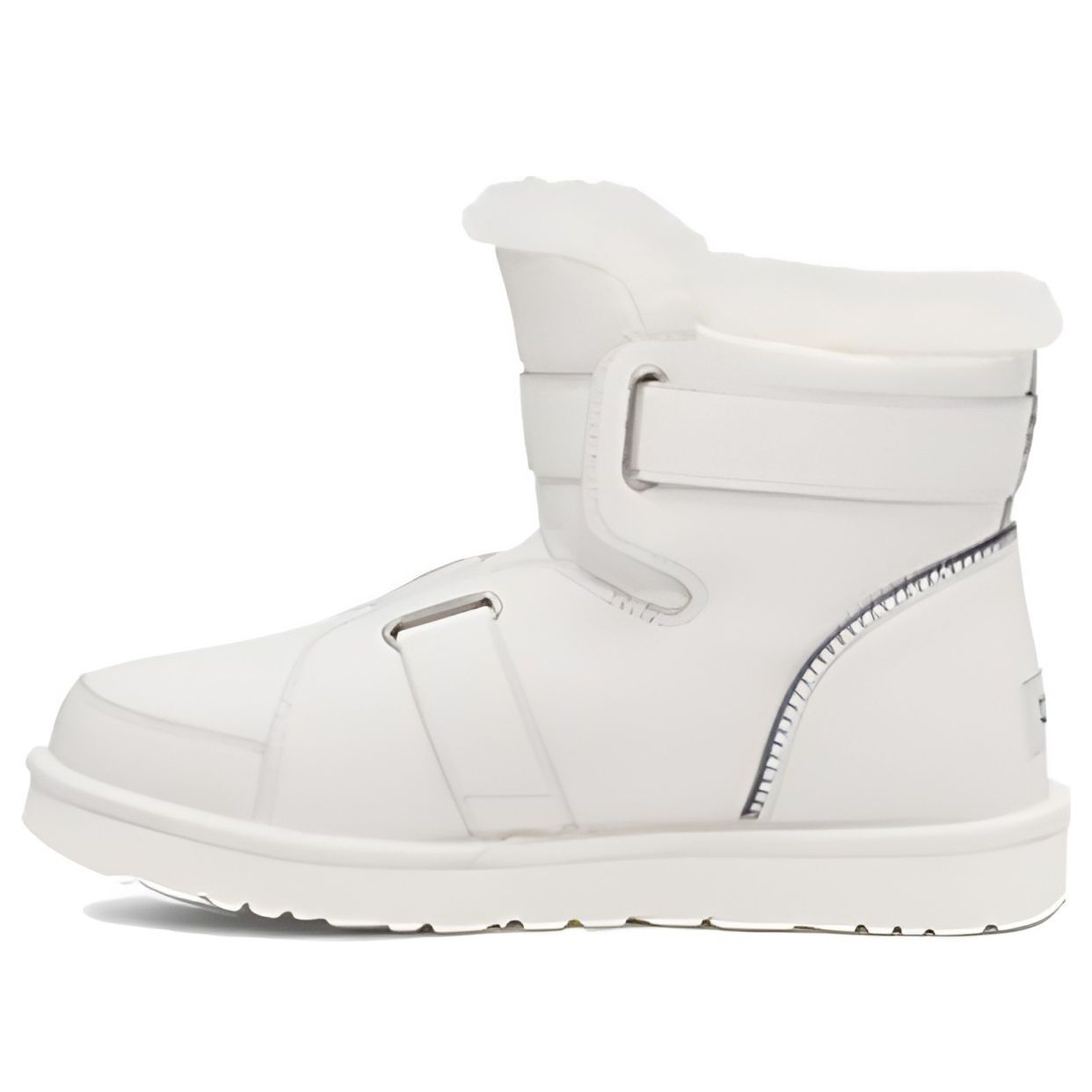 (WMNS) UGG Mini Buckle Short Boots 'White' 1138157-WHT