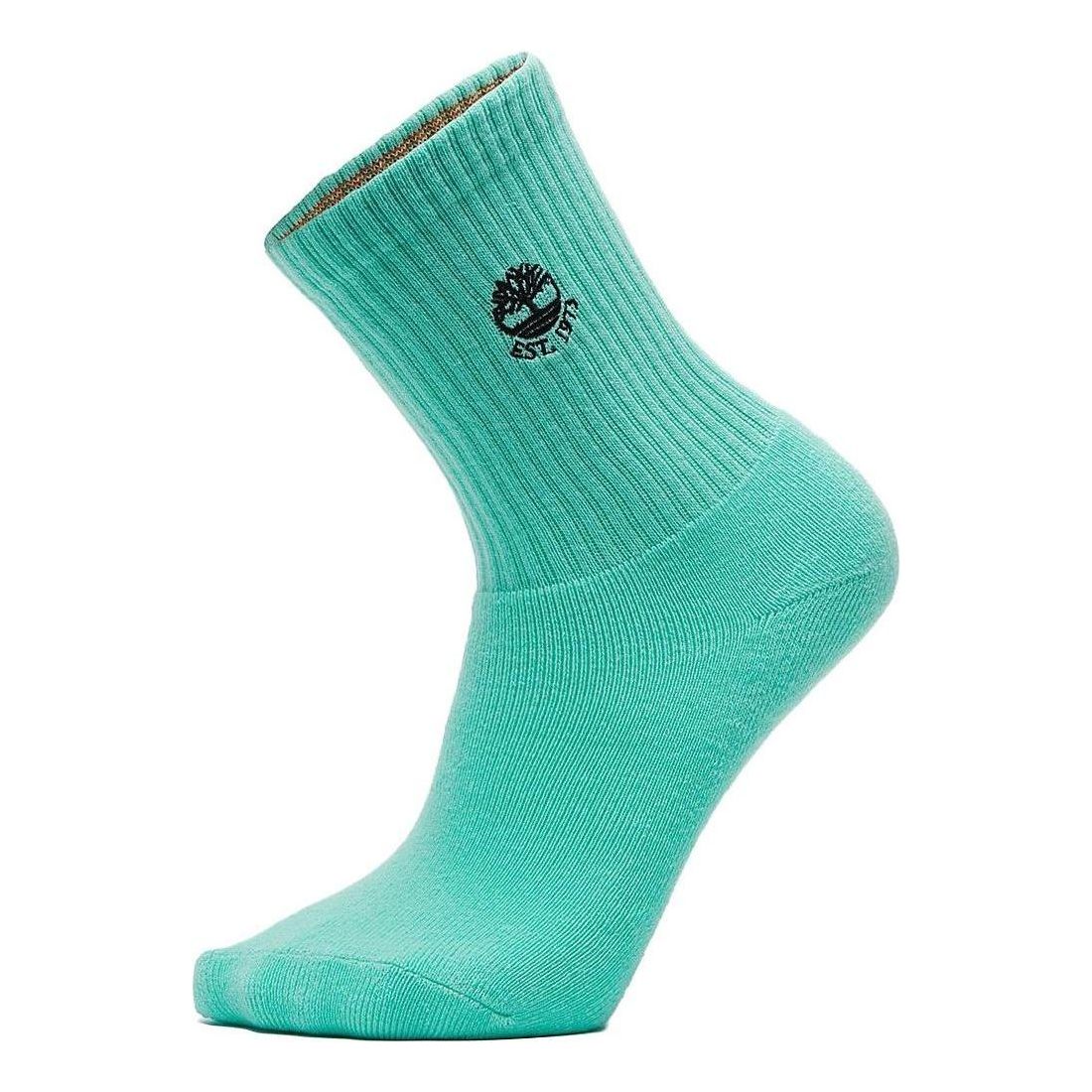 Timberland Logo Quarter Socks 'Teal' A2PYG-EB9