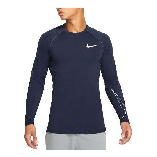 Nike Pro Dri-FIT Slim Fit Long-Sleeve Top 'Obsidian' DD1980-451