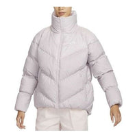 (WMNS) Nike Sportswear Windpuffer Therma-FIT Loose Puffer Jacket 'Grey Purple' FD8212-019