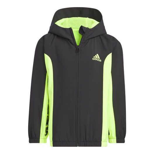 (PS) adidas LK Street Woven Jacket 'Black Green' IQ0992