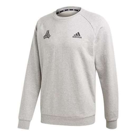 بلوفر رياضي فضفاض من adidas Soccer/Football Sports باللون الرمادي الفاتح FU3662