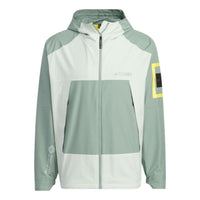 adidas x National Geographic Windstopper Gore-Tex Jacket Asia Sizing 'Silver Green' IS9507