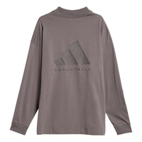 adidas Basketball Long Sleeve Tee Asia Sizing 'Brown' IX1972