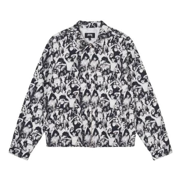 Stussy Beach Mob Bing Jacket 'Black White' 115651