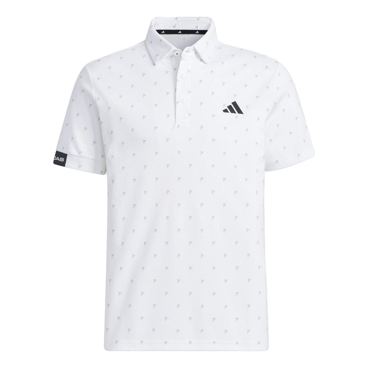 adidas AEROREADY Badge of Sport Monogram Polo Shirt 'White' HT6837