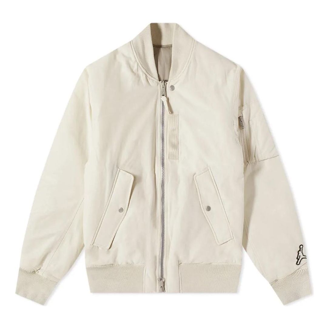 Air Jordan Button Zipper Jacket Men's White DA9796-104