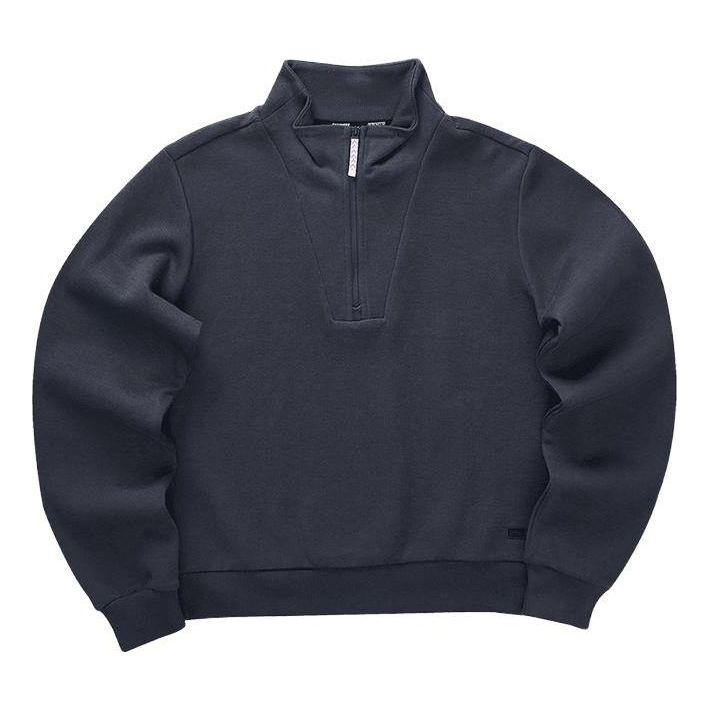 (WMNS) Skechers Sport Casual Loose Knit Crew Sweatshirt 'Black' L423W013-00W5