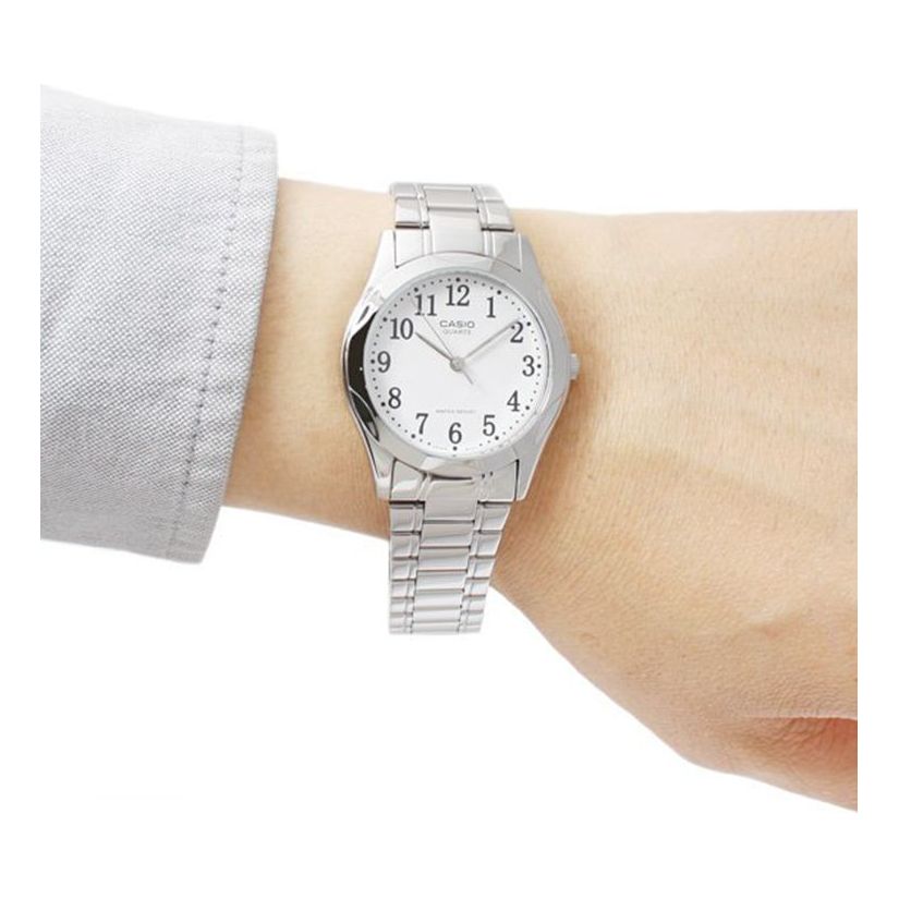 Men's CASIO STANDARD Series Watch Numeric MTP-1275D-7B Mens White Analog MTP-1275D-7B2021