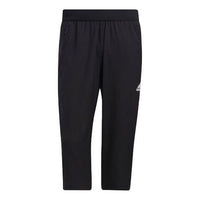 adidas Aero3s Capri Pb Training Sports Cropped Pants Black GM0329