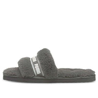 (WMNS) PUMA Fluff Slide 'Charcoal Grey' 384937-02
