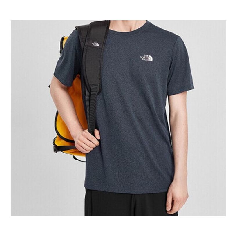 Men's THE NORTH FACE FlashDry-XD hygroscopic Sweat-Wicking Training Navy Blue 4NCR-AVM