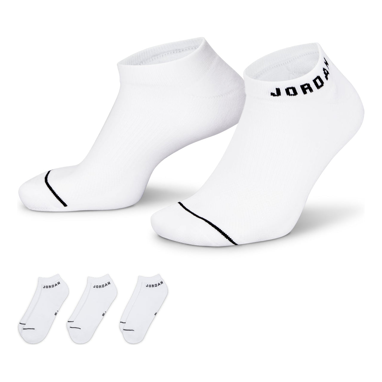 Air Jordan Everyday No-show Socks 'White' DX9656-100