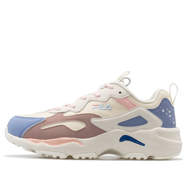 (WMNS) Fila Tracer VNTG Running Shoes GS White/Blue/Pink T12W041111FSL