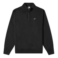 Nike Solo Swoosh 1/4 Zip Top Black DQ5209-010
