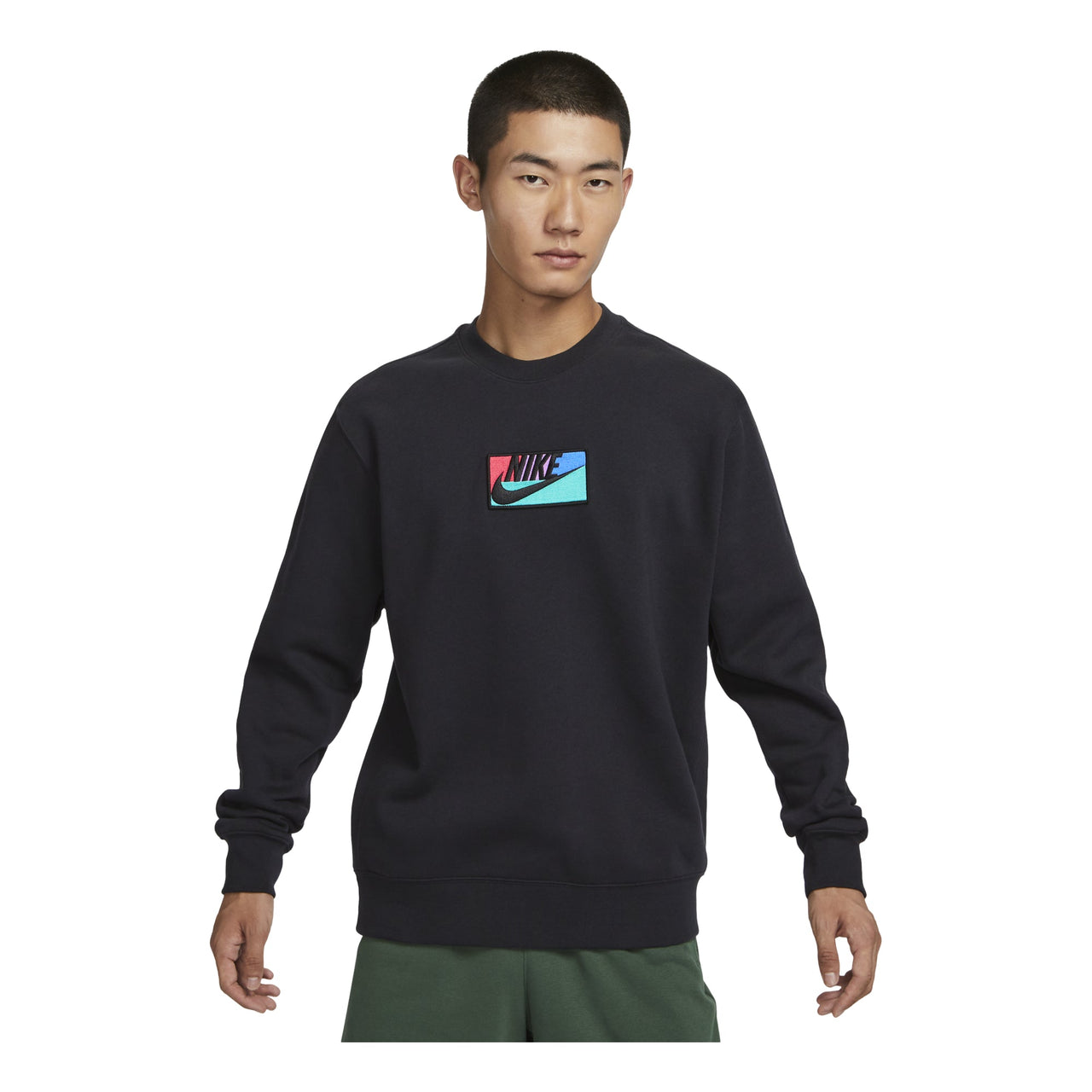 Nike Sportswear Club Fleece Crew Sweatshirt 'Black' FB8436-010
