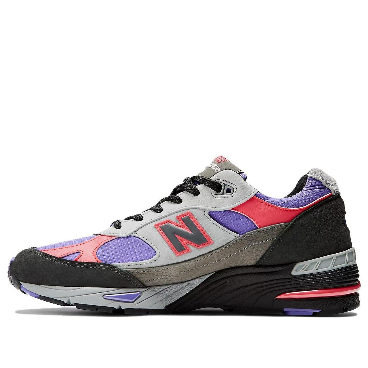 (WMNS) حذاء New Balance 991 صنع في إنجلترا x Palace 'Black Ultra Violet' W991PLE