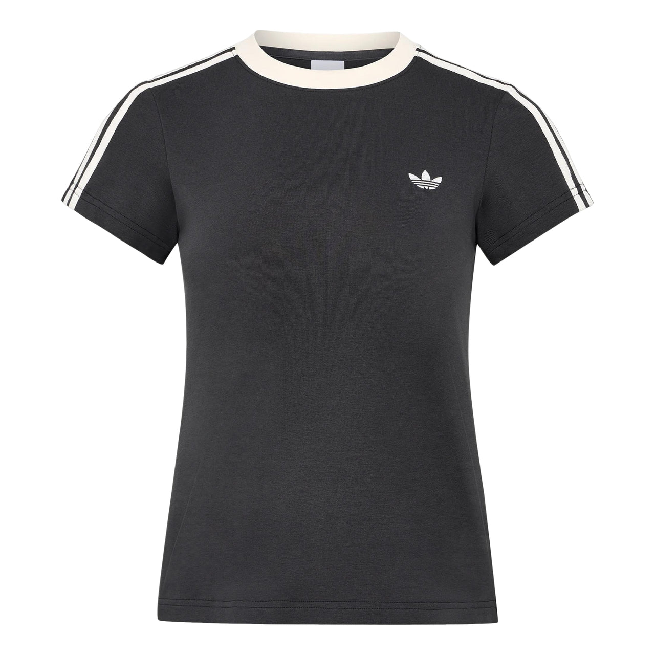 (WMNS) adidas Tailored Cali T-Shirt Asia Sizing 'Carbon' KT7789
