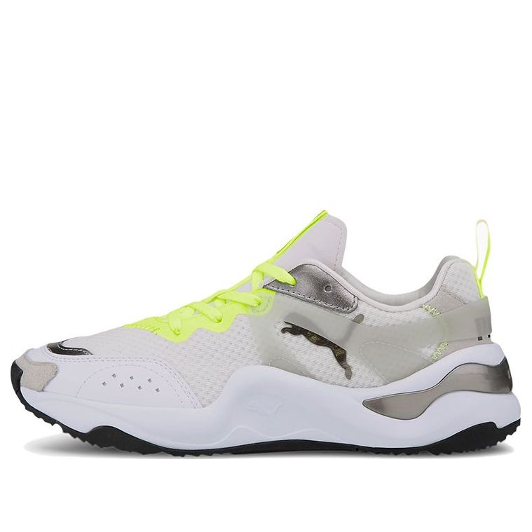 (WMNS) PUMA Rise 'Mixed Metallic - White Fizzy Yellow' 373945-01