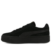 (WMNS) PUMA Vikky Stacked Black/Gold 369144-01